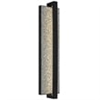 Bowery Hill Modern 32-inch Aluminum LED Outdoor Wall Light Black
