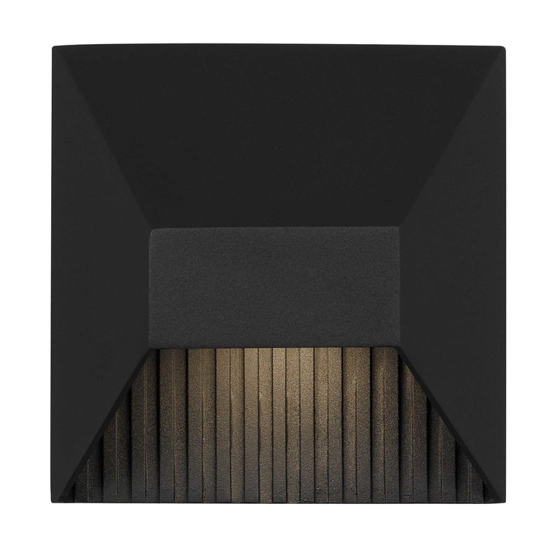 Bowery Hill Modern 5-inch Aluminum LED Outdoor Wall Light Black