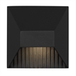 Bowery Hill Modern 5-inch Aluminum LED Outdoor Wall Light Black