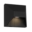 Bowery Hill Modern 5-inch Aluminum LED Outdoor Wall Light Black