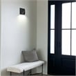 Bowery Hill Modern 5-inch Aluminum LED Outdoor Wall Light Black