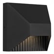 Bowery Hill Modern 5-inch Aluminum LED Outdoor Wall Light Black