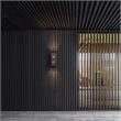 Bowery Hill Modern 12-inch Aluminum LED Outdoor Wall Light Black