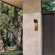 Bowery Hill Modern 19-inch Aluminum LED Outdoor Wall Light Black