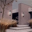 Bowery Hill Modern 20-inch Aluminum LED Outdoor Wall Light Black