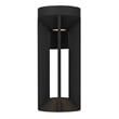Bowery Hill Modern 12-inch Aluminum LED Outdoor Wall Light Black