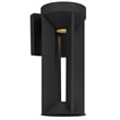Bowery Hill Modern 12-inch Aluminum LED Outdoor Wall Light Black