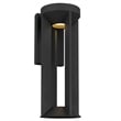 Bowery Hill Modern 16-inch Aluminum LED Outdoor Wall Light Black
