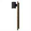 Bowery Hill Modern 26-inch Aluminum LED Outdoor Wall Light Black
