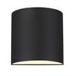 Bowery Hill Modern 3 CCT Aluminum LED Outdoor Wall Light Black