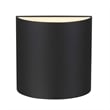 Bowery Hill Modern 3 CCT Aluminum LED Outdoor Wall Light Black