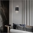 Bowery Hill Modern 3 CCT Aluminum LED Outdoor Wall Light Black