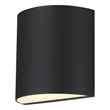 Bowery Hill Modern 3 CCT Aluminum LED Outdoor Wall Light Black