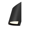 Bowery Hill Modern 5.5-inch Aluminum LED Outdoor Wall Light Black