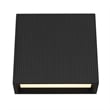 Bowery Hill Modern 5-inch Aluminum LED Outdoor Wall Light Black