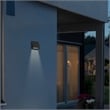 Bowery Hill Modern 5-inch Aluminum LED Outdoor Wall Light Black