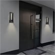 Bowery Hill Modern 22-inch Aluminum LED Outdoor Wall Light Black