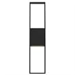 Bowery Hill Modern 32-inch Aluminum LED Outdoor Wall Light Black