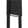 Bowery Hill Modern 32-inch Aluminum LED Outdoor Wall Light Black