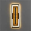 Bowery Hill Modern 20-inch Aluminum LED Outdoor Wall Light in Bronze