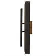 Bowery Hill Modern 20-inch Aluminum LED Outdoor Wall Light in Bronze