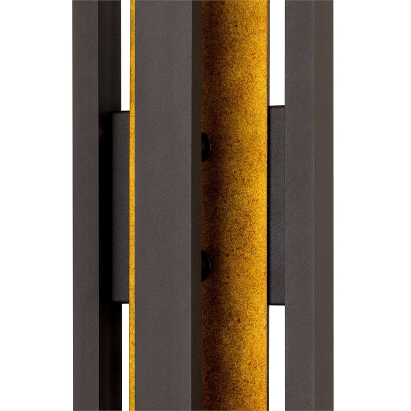 Bowery Hill Modern 20-inch Aluminum LED Outdoor Wall Light in Bronze