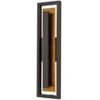 Bowery Hill Modern 26-inch Aluminum LED Outdoor Wall Light in Bronze