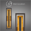 Bowery Hill Modern 26-inch Aluminum LED Outdoor Wall Light in Bronze