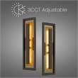 Bowery Hill Modern 26-inch Aluminum LED Outdoor Wall Light in Bronze