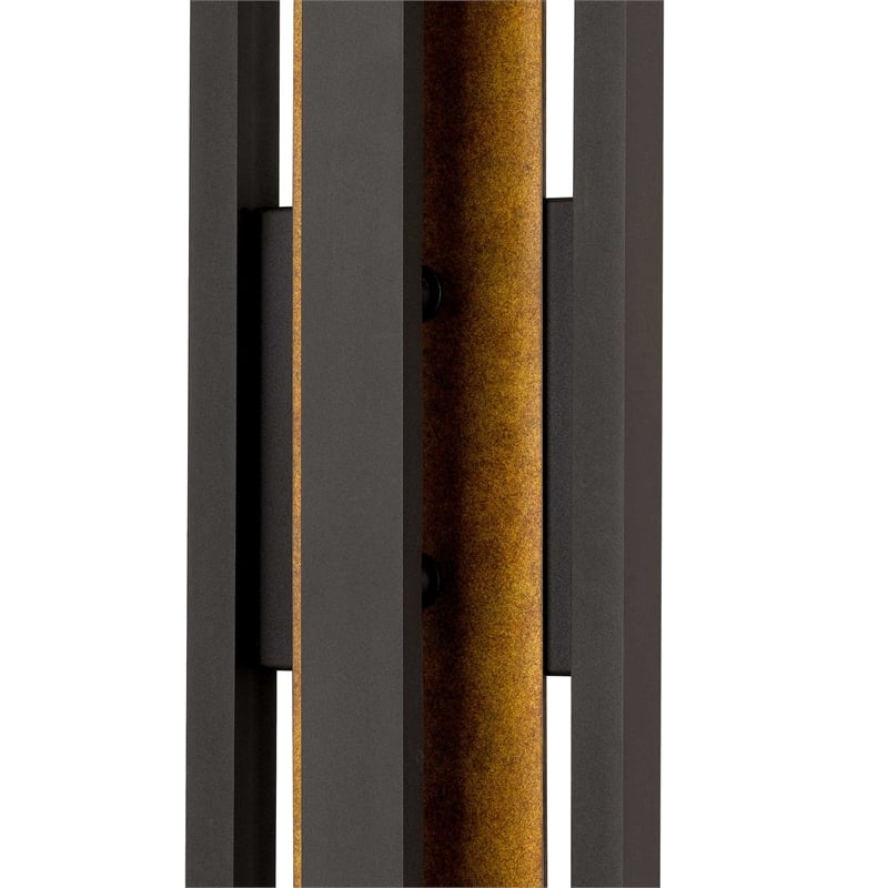Bowery Hill Modern 26-inch Aluminum LED Outdoor Wall Light in Bronze