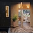 Bowery Hill Modern Aluminum 32-inch LED Outdoor Wall Light in Bronze
