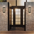 Bowery Hill Modern Aluminum Black 16-inch LED Outdoor Wall Light