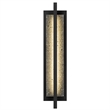 Bowery Hill Modern Aluminum Black 24-inch LED Outdoor Wall Light