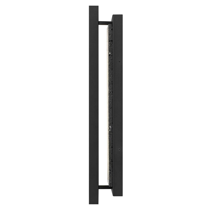 Bowery Hill Modern Aluminum Black 24-inch LED Outdoor Wall Light