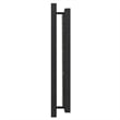 Bowery Hill Modern Aluminum Black 24-inch LED Outdoor Wall Light