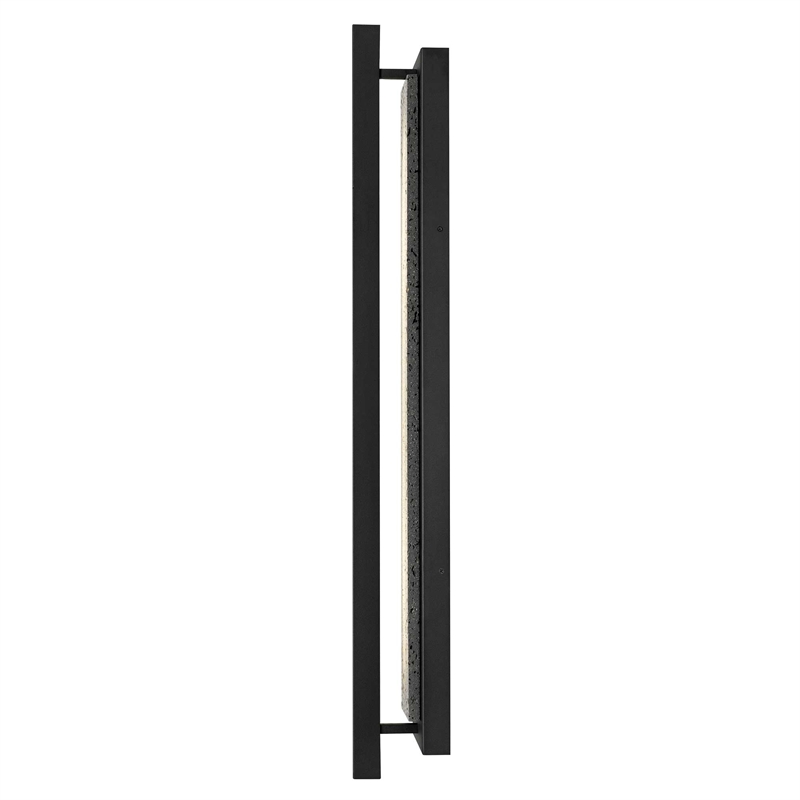 Bowery Hill Modern Aluminum Black 32-inch LED Outdoor Wall Light