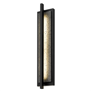 Bowery Hill Modern Aluminum Black 32-inch LED Outdoor Wall Light