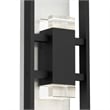 Bowery Hill Modern Aluminum Black 18-inch LED Outdoor Wall Light