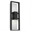 Bowery Hill Modern Aluminum Black 18-inch LED Outdoor Wall Light