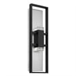 Bowery Hill Modern Aluminum Black 24-inch LED Outdoor Wall Light