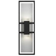 Bowery Hill Modern Aluminum Black 24-inch LED Outdoor Wall Light
