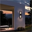 Bowery Hill Modern Aluminum Black 24-inch LED Outdoor Wall Light