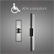 Bowery Hill Modern Aluminum Black 32-inch LED Outdoor Wall Light