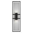 Bowery Hill Modern Aluminum Black 32-inch LED Outdoor Wall Light