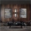 Bowery Hill Modern Aluminum Black 32-inch LED Outdoor Wall Light