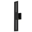 Bowery Hill Modern Aluminum Black 24-inch LED Outdoor Wall Light