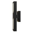 Bowery Hill Modern Aluminum Black 15-inch LED Outdoor Wall Light