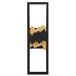 Bowery Hill Modern Aluminum Black 22-inch LED Outdoor Wall Light