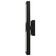 Bowery Hill Modern Aluminum Black 22-inch LED Outdoor Wall Light