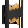 Bowery Hill Modern Aluminum Black 22-inch LED Outdoor Wall Light